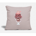 Cute Sweet Ice Cream Light Taupe Pillow